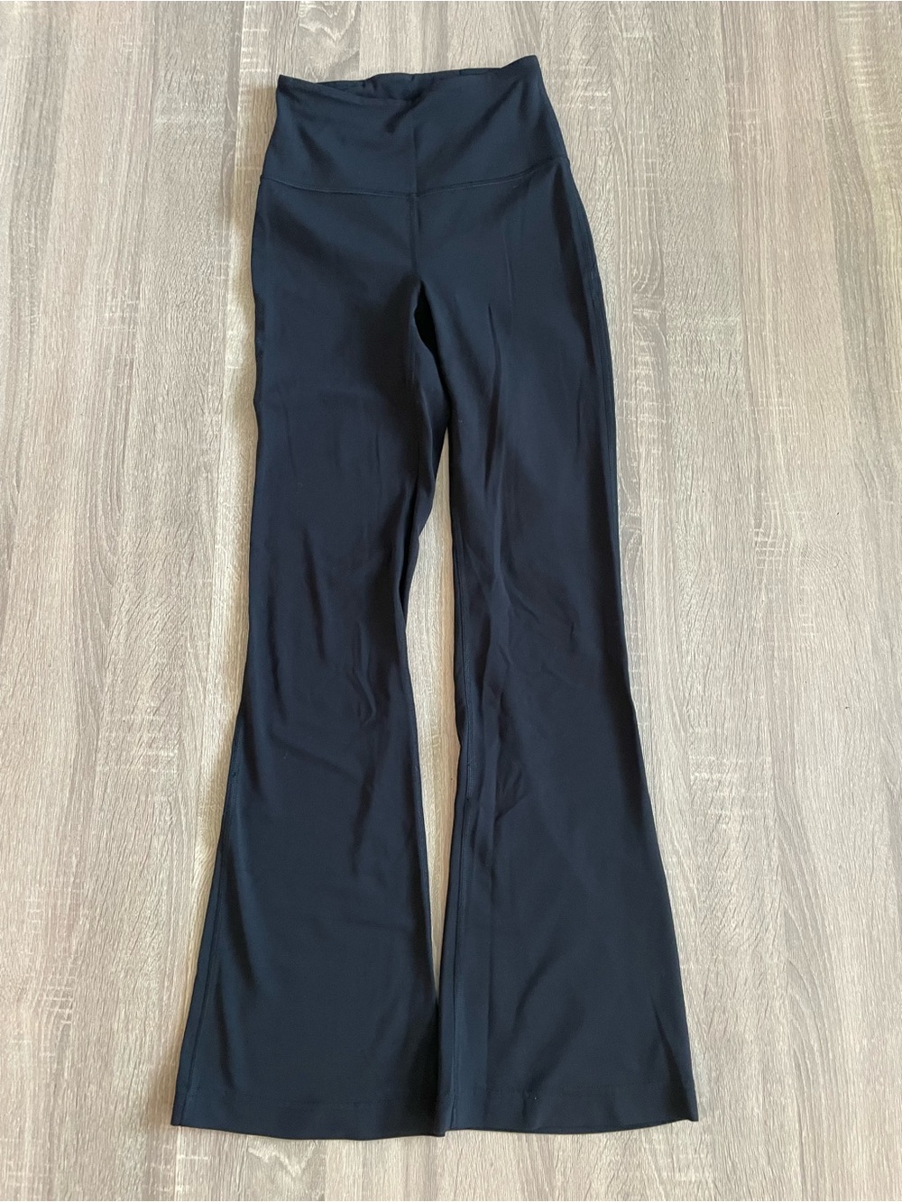 LULULEMON Groove Super High-Rise Flared Nulu Black Pant. Size 2
